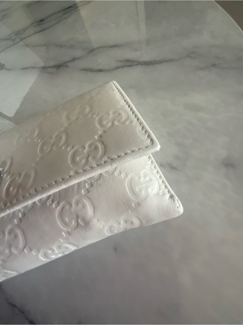 Gucci Ivory Guccissima long wallet - Picture 13 of 15